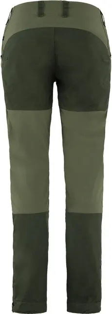 Fjällräven Keb Trousers Curved W 34/R Turbukse til dame DeepForest/LaurelGreen 