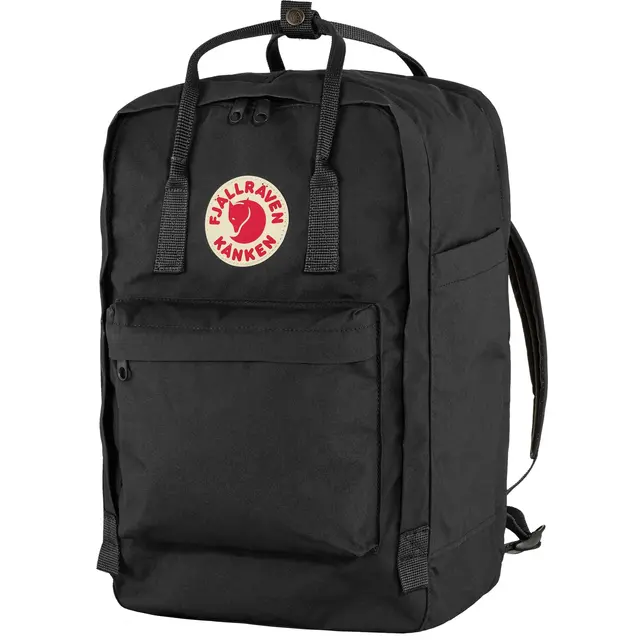 Fjällräven Kånken Laptop 17" Black Slitesterk ryggsekk med rom til laptop 