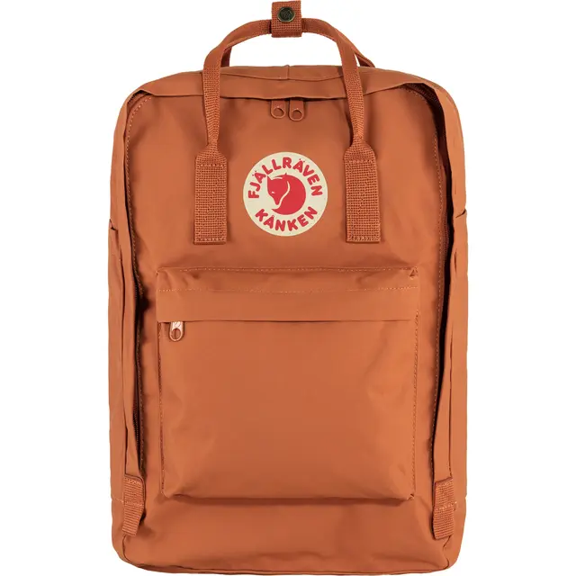Fjällräven Kånken Laptop 17" Terracotta Slitesterk ryggsekk med rom til laptop 