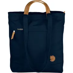 Fj&#228;llr&#228;ven Totepack No. 1 Navy Smidig veske i kraftig vokset stoff