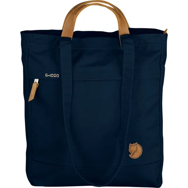 Fjällräven Totepack No. 1 Navy Smidig veske i kraftig vokset stoff 
