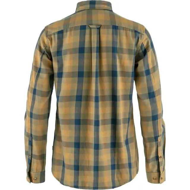 Fjällräven Lappland Mesh Shirt W L Light Olive-Indigo Blue, dame 