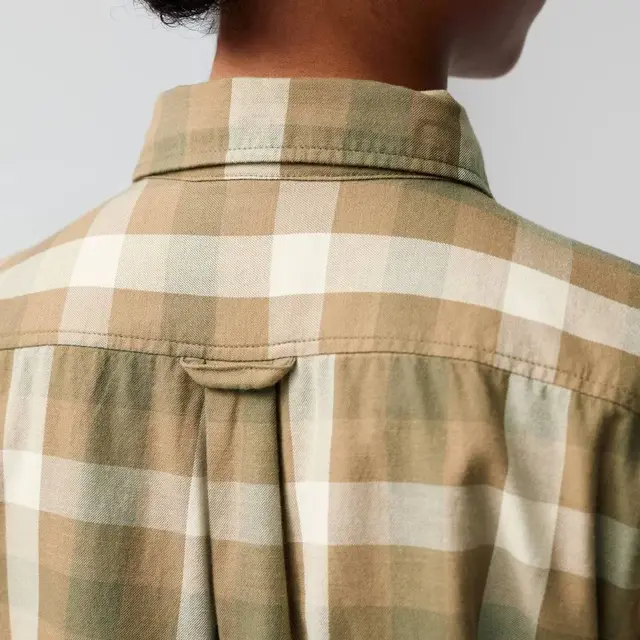 Fjällräven Lappland Mesh Shirt W L Light Olive-Indigo Blue, dame 