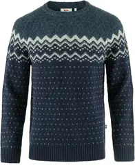 Fj&#228;llr&#228;ven &#214;vik Knit Sweater M XL Dark Navy-Mountain Blue, herre