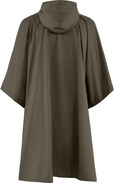 Fjällräven Poncho Dark Olive OneSize Pålitelig poncho med hette 