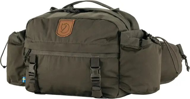 Fjällräven Singi Hip Pack 10 Dark Olive Stor og praktisk hofteveske 