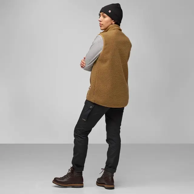 Fjällräven Vardag Pile Fleece Vest W L Chalk White, dame 