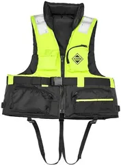 Fladen Fiskeflytevest 833 Gul/Svart M 50-70kg