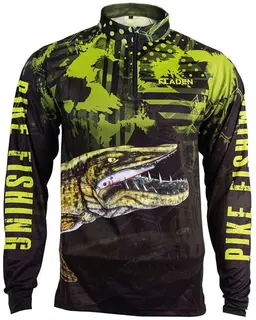 Fladen Pixel Pullover Pike Langarmet genser med half zip glidel&#229;s