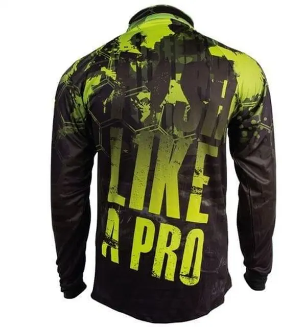 Fladen Pixel Pullover Pike S Langarmet genser med half zip glidelås 