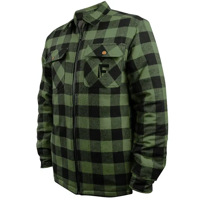 Fladen Forest Shirt Thermal Grønn/svart S 