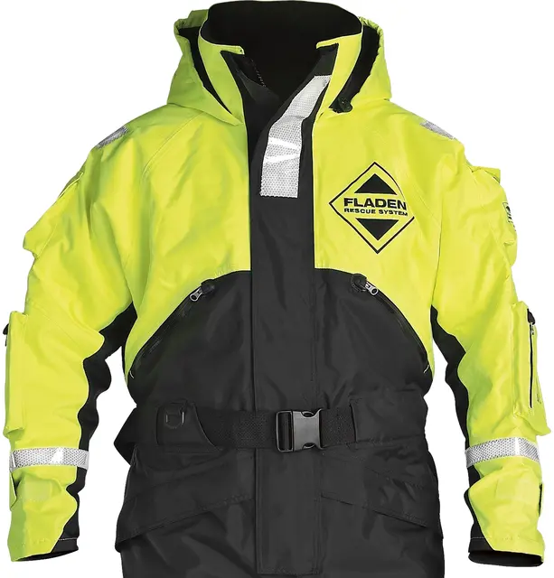 Fladen Flytedress 848 MX Sort/Gul XL 