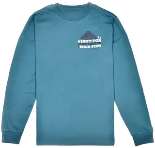 Fr&#246;din Free Rivers &amp; Wild Fish LS Tee Langermet t-skjorte