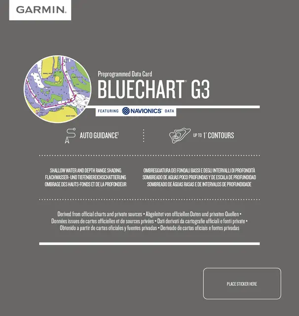 Garmin BlueChart® G3 Oslo-Skagerak-Haug HXEU041R MicroSD SD-kort 