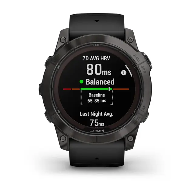 Garmin Fenix 7X Pro Sapphire Solar Sapphire Solar Edition, Karbongrå/sort 