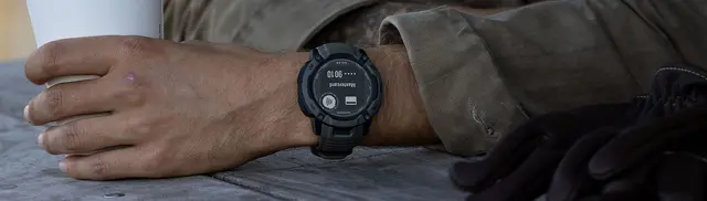 Garmin Instinct 2X Solar Grafitt GPS smartklokke med LED-lykt 