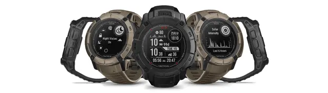 Garmin Instinct 2X Solar Tactical Edt Taktisk GPS smartklokke med LED-lykt 