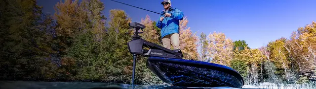 Garmin Force™- trollingmotor, 50" Frontmontert 100lb, Scissor Mount 