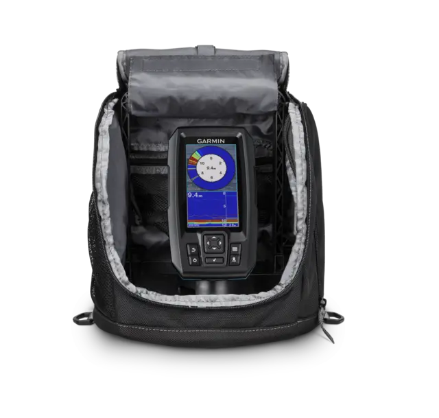 Garmin STRIKER™ Plus 4-isfiskepakke Ekkolodd /GPS m/ batteri 