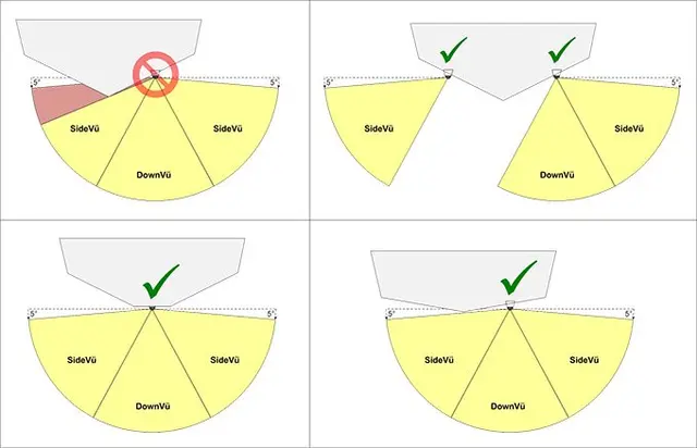 Garmin GT51M-THP 12-pins svinger par Skrogmontert 