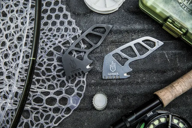 Gerber Gutsy Gut Scoop Scaler Silver Skjellskarape med bukåpner og opptrekker 