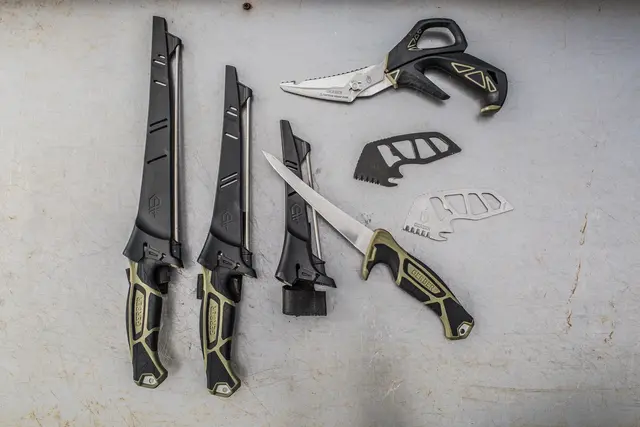 Gerber Gutsy Gut Scoop Scaler Silver Skjellskarape med bukåpner og opptrekker 