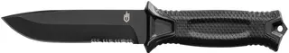 Gerber Strongarm Black Serrated H&#248;ykvalitets 420HC st&#229;l og sikkert grep