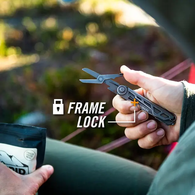 Gerber ArmBar Slim Cut Onyx Multiverktøy med 4 funksjoner 71g 