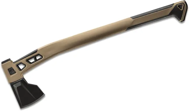 Gerber Bushcraft Axe Coyoyte Brown Multifunksjons buschcraft øks på 66,7cm 