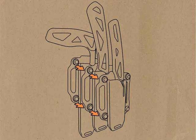 Gerber Exo-Mod Drop Point Hendig allround flåkniv for jegeren 