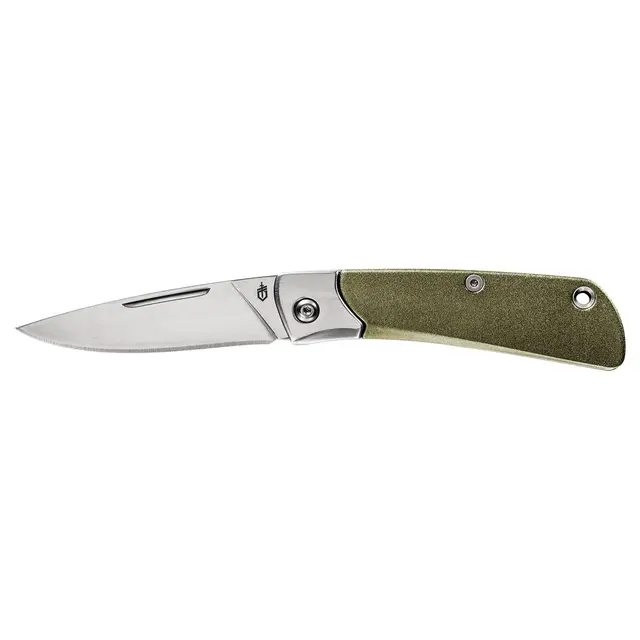 Gerber Wingtip Green Kompakt klassisk foldekniv i lommeformat 