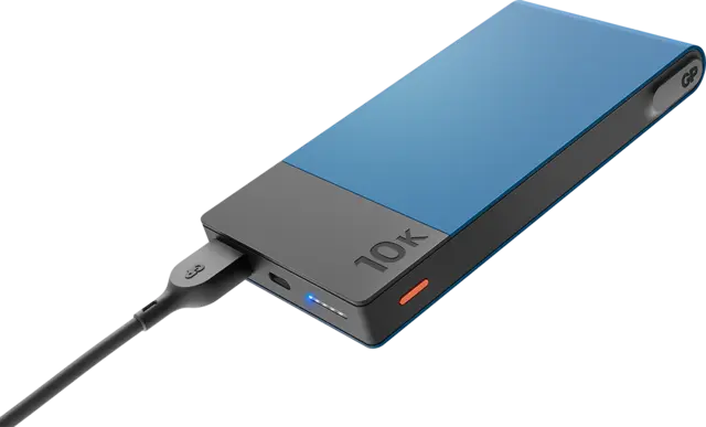GP Powerbank M2 Blue 10000 mAh, 22,5 W ladehastighet 