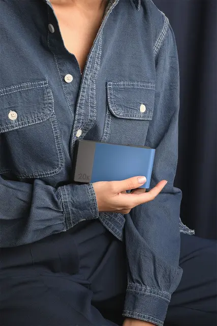 GP Powerbank M2 Blue 20000 mAh, 22,5 W ladehastighet 