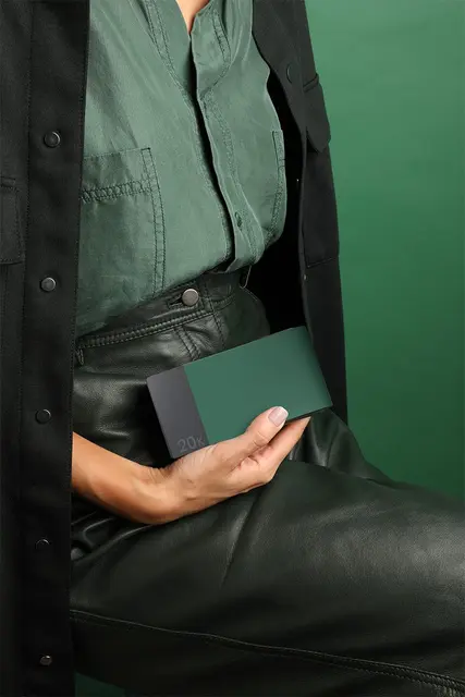 GP Powerbank M2 Green 20000 mAh, 22,5 W ladehastighet 