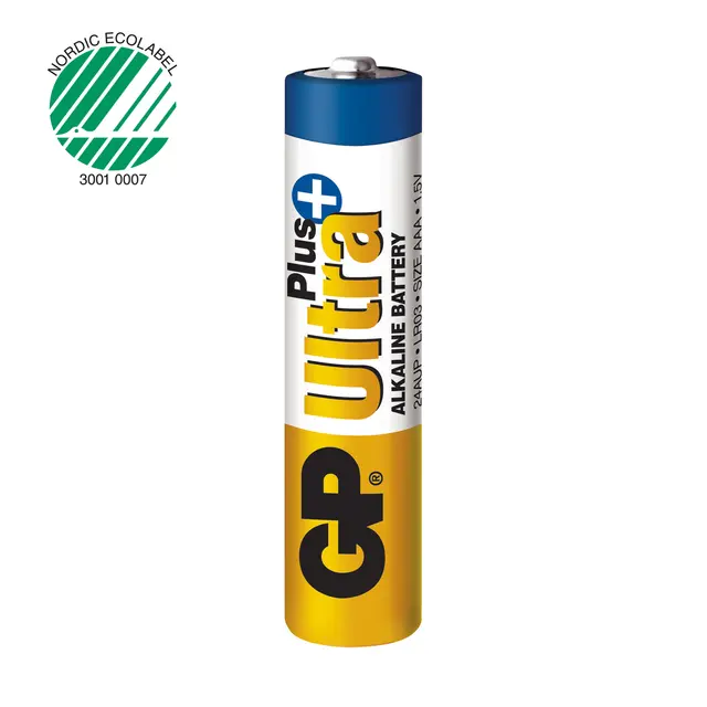 GP Ultra Plus Alkaline AAA-batteri 4-stk 