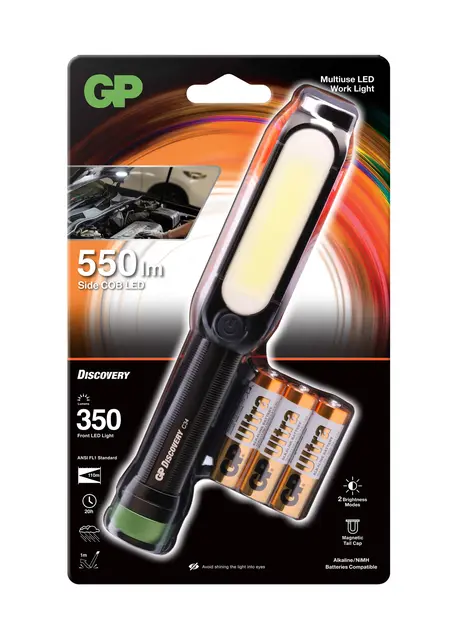 GP Discovery lommelykt, C34 350 Lumen 