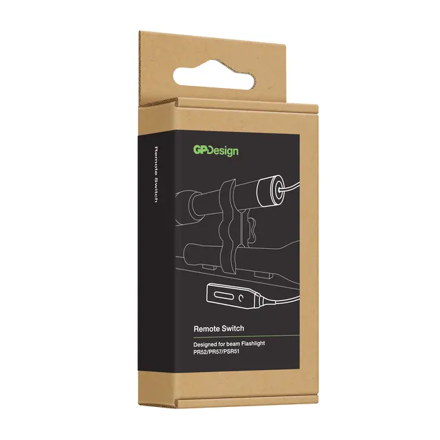 GP Design fjernbryter ARS02 til lommelykt PSR52 