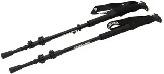 Gridarmor Classic Snowshoe Pole Black Justerbare g&#229;staver 110-135 cm