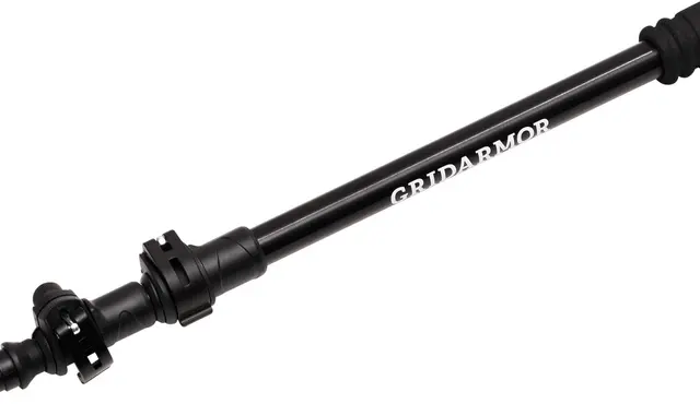 Gridarmor Classic Snowshoe Pole Black Justerbare gåstaver 110-135 cm 