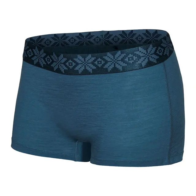Gridarmor Finse Merino Boxer Women's L Indian Teal 