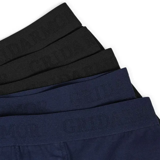 Gridarmor Steine 5p Cotton Boxers 2.0 M L Black/Blue 