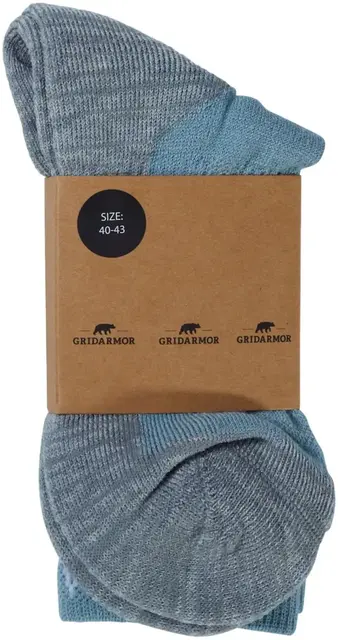 Gridarmor Merino Trekking Light Sock 36-39 Blue Shadow 