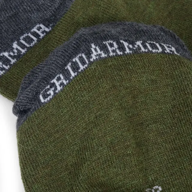 Gridarmor Heritage merino socks 36-39 Green/Grey/White 