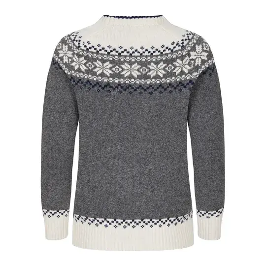 Gridarmor Snøkrystall Round Neck Grå S 