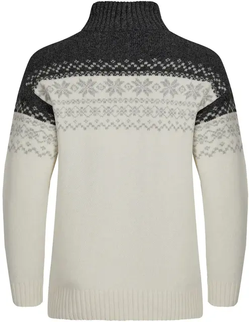 Gridarmor Snøkrystall Hz Ullgenser W L White/Dk. grey/Lt. grey 