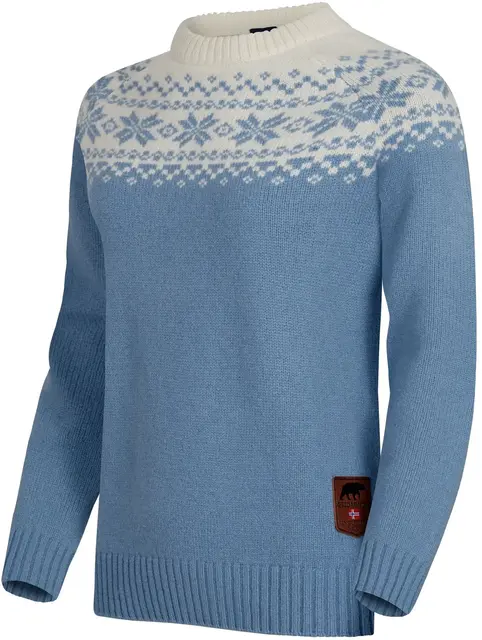 Gridarmor Snøkrystall Rn Ullgenser W M Lt. blue/white 