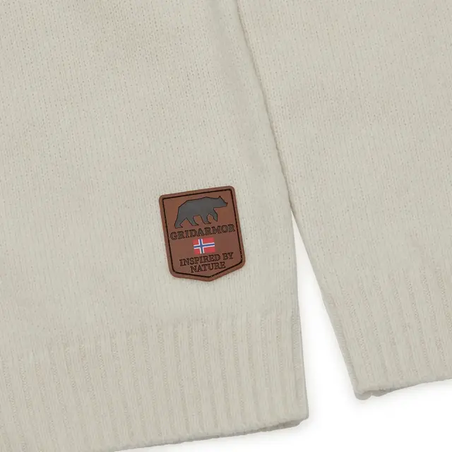 Gridarmor Snøkrystall Rn Ullgenser W L White/Dk. grey/Lt. grey 