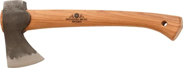 Gränsfors Stor Klyveøks 70cm Eggbeskytter av vegetabilsk garvet skinn 