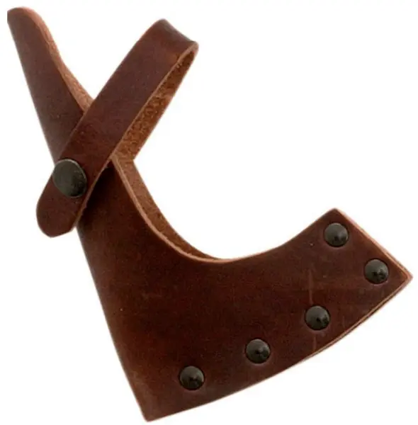 Gränsfors Stor Klyveøks 70cm Eggbeskytter av vegetabilsk garvet skinn 