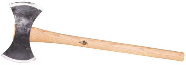 Gränsfors Dubbeleggad Yxa kort skaft Dobbelegget øks til øksekasting 75cm 